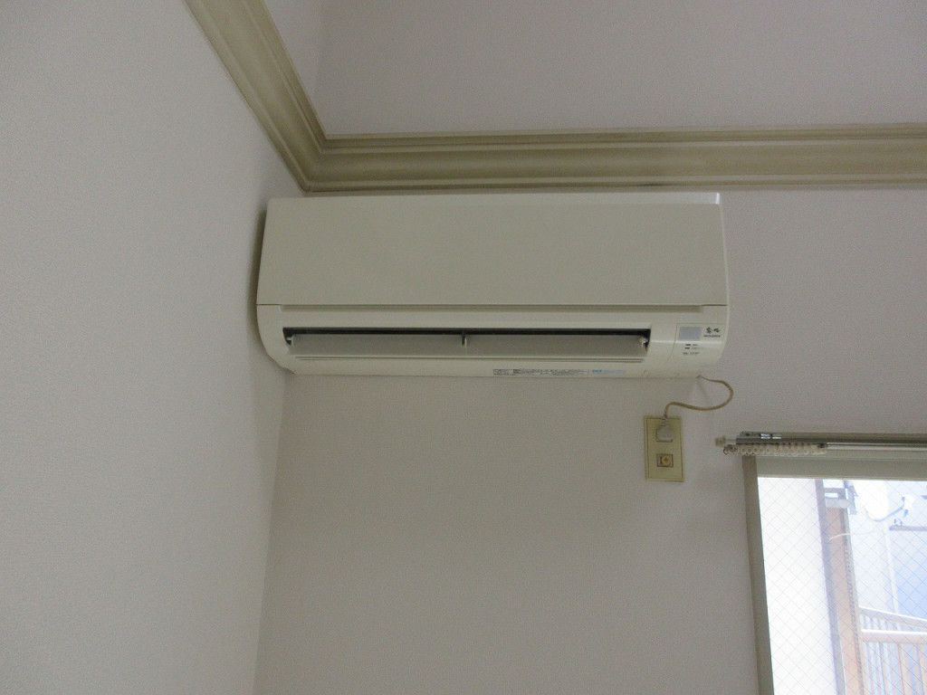 With one air conditioner